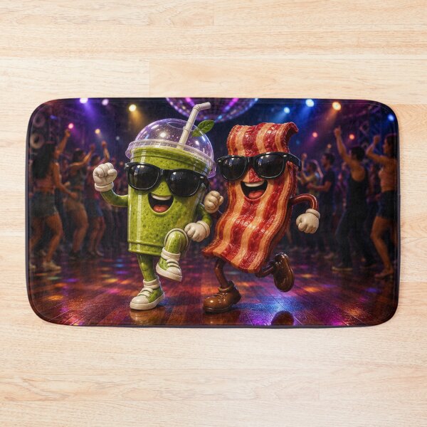 Item preview, Funny Smoothie and Bacon Dancing designed and sold by BROHLine Studio.