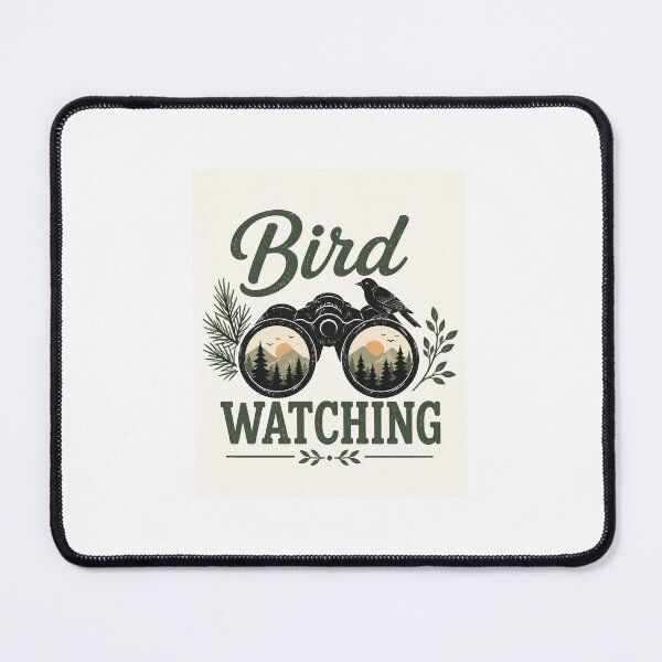 Item preview, Bird Watching Vintage Binoculars Nature Lover Birdwatcher Design designed and sold by MalickaArt.