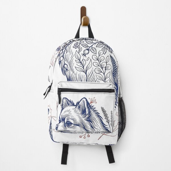 Item preview, Pomeranian Botanical Illustration designed and sold by SUP-R-Ts.