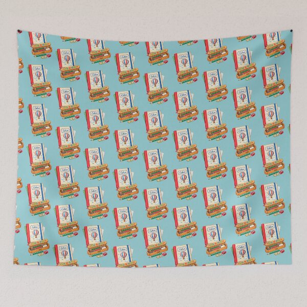 Item preview, Charming Vintage School Notebook & Pencil Case designed and sold by JessouArt.