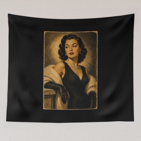 Item preview, Midnight Elegance — Vintage Noir Glamour designed and sold by AcornAndPebble.