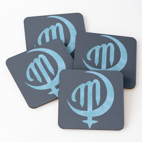Item preview, MOONLIGHT VENUS - Alchemical Logo (AZURE) by Simone Morana Cyla designed and sold by CYLA WORLD.