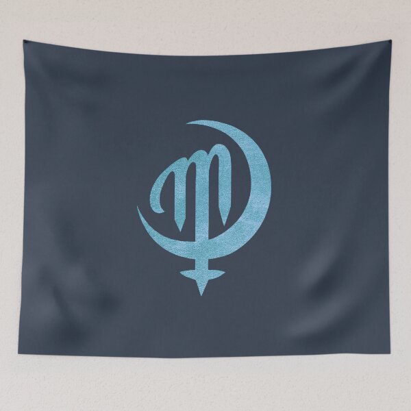 Item preview, MOONLIGHT VENUS - Alchemical Logo (AZURE) by Simone Morana Cyla designed and sold by CYLA WORLD | Official Store.