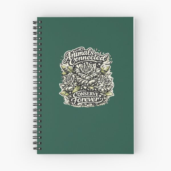 Item preview, Conservation Begins Together – Premium Wildlife Typography designed and sold by annenambiro.