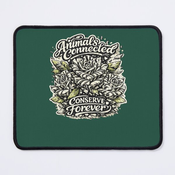 Item preview, Conservation Begins Together – Premium Wildlife Typography designed and sold by annenambiro.