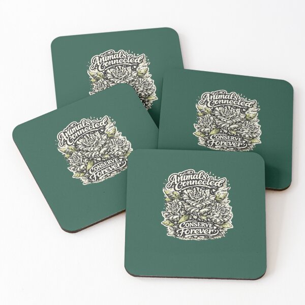 Item preview, Conservation Begins Together – Premium Wildlife Typography designed and sold by annenambiro.