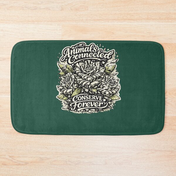Item preview, Conservation Begins Together – Premium Wildlife Typography designed and sold by annenambiro.
