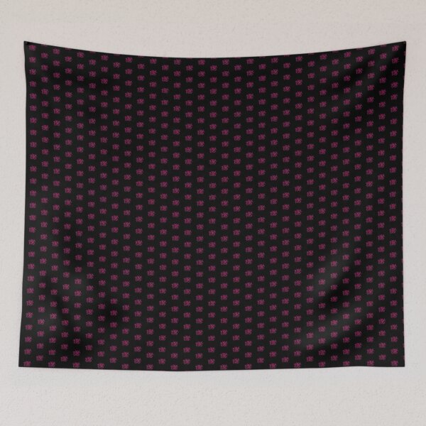 Item preview, Hot Pink Vintage Christmas Bells Design designed and sold by pattern-archive.