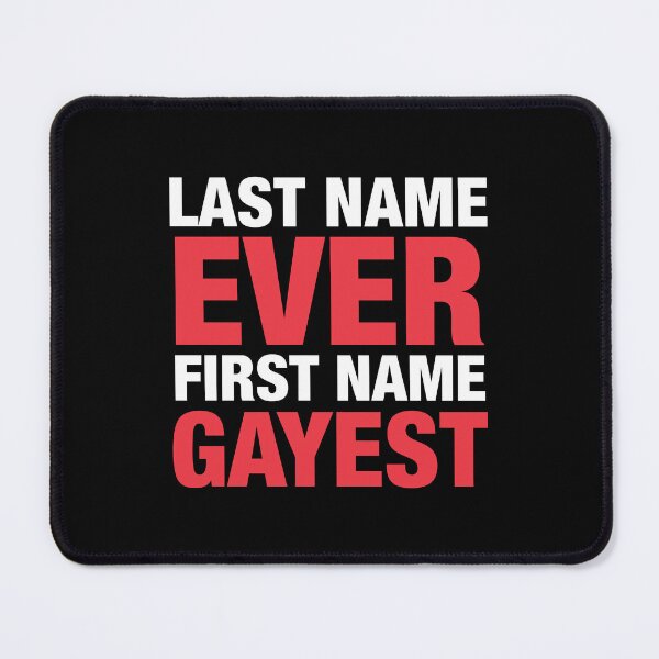 Item preview, First Name Gayest Bold Pride Wordplay designed and sold by MelBarrerahh.
