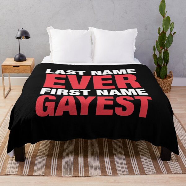 Item preview, First Name Gayest Bold Pride Wordplay designed and sold by MelBarrerahh.