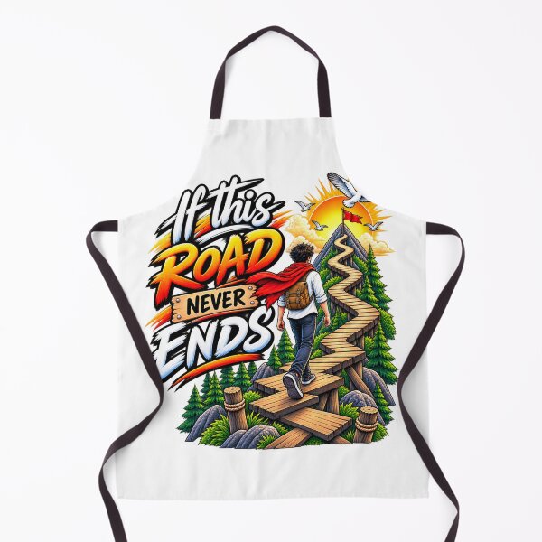 Item preview, If This Road Never Ends – Mountain Adventure designed and sold by Public Nature View Places.