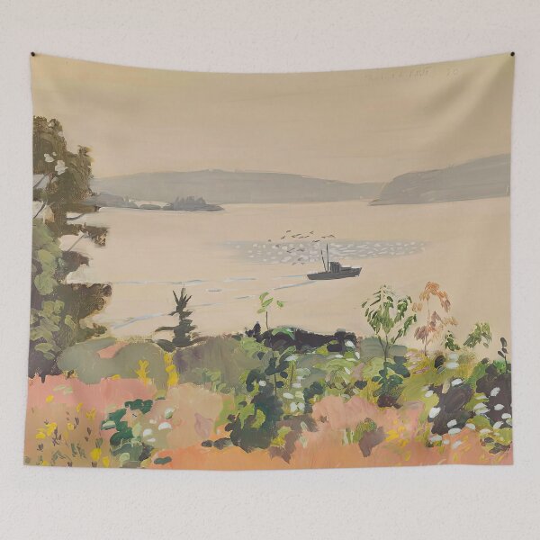 Item preview, Fairfield Porter Lobster Boat Morning #1 designed and sold by DavidSrna.