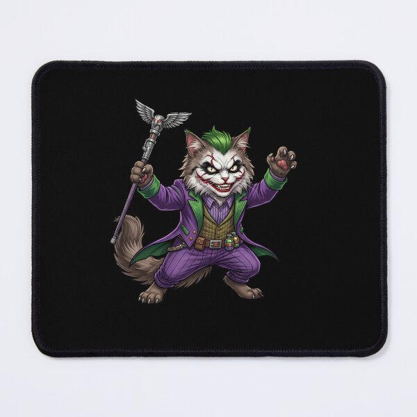 Item preview, Joker Cat - Evil Clown Cat Carnival Jester Fantasy Art designed and sold by TOOBIC.