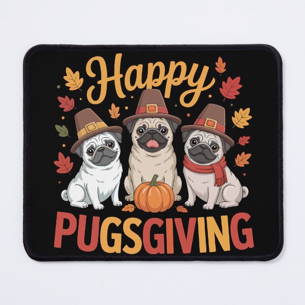 Item preview, Happy Pugsgiving designed and sold by jkrphoto.