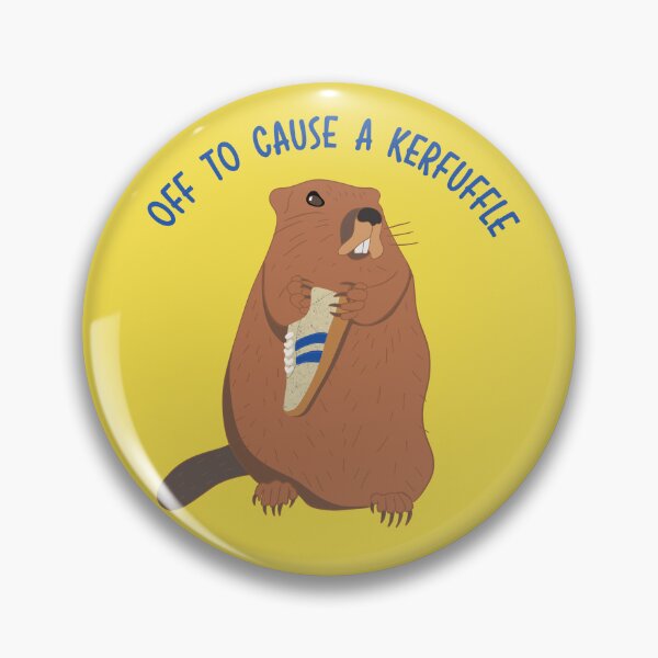 Item preview, Off to Cause a Kerfuffle, Marmot with a Sneaker designed and sold by awkwarddesignco.