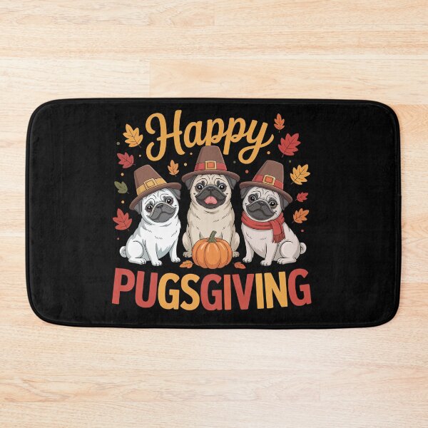 Item preview, Happy Pugsgiving designed and sold by jkrphoto.