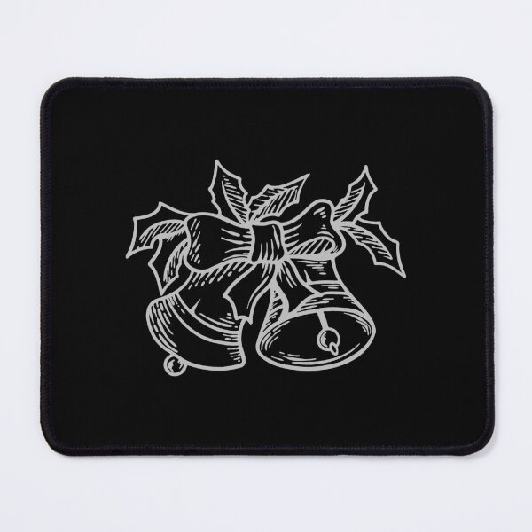 Item preview, Silver Vintage Christmas Bells Design designed and sold by pattern-archive.