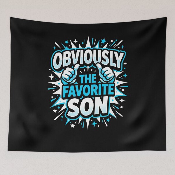 Item preview, Obviously The Favorite Son Family Humor Sibling Rivalry designed and sold by w66aboo.
