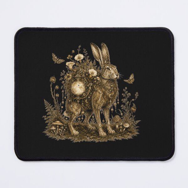 Item preview, The Lantern Hare Botanical Engraving designed and sold by Gilded Wilds.