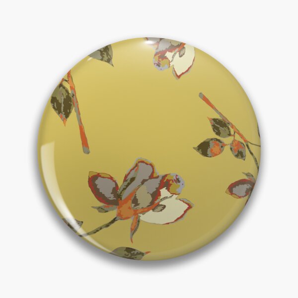 Artikelvorschau, Aquarell-Blumen auf goldenem Hintergrund entworfen und verkauft von Vintage-Lady65.