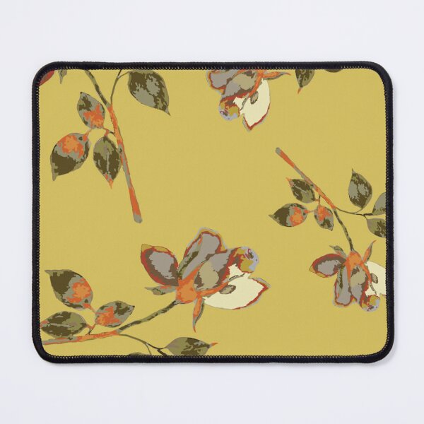 Item preview, Watercolor Tossed Flowers on Gold Background designed and sold by Vintage-Lady65.