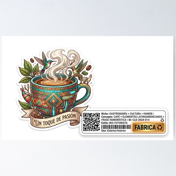 Item preview, Fun Latin Coffee designed and sold by FabricaD.