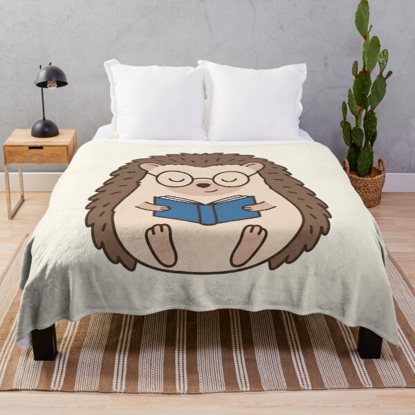 Item preview, Cute Hedgehog Reading Book With Glasses Kawaii Animal Book Lover designed and sold by wingoo22.