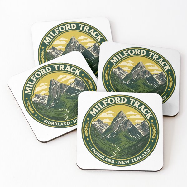 Item preview, Milford Track Fiordland New Zealand Vintage Hiking Badge designed and sold by JIGUWORLD.