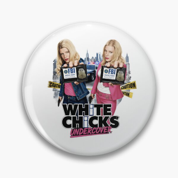 Artikelvorschau, White Chicks Undercover Agent Badge - Parodie-Kultkomödie-Filmkunst entworfen und verkauft von killem667.