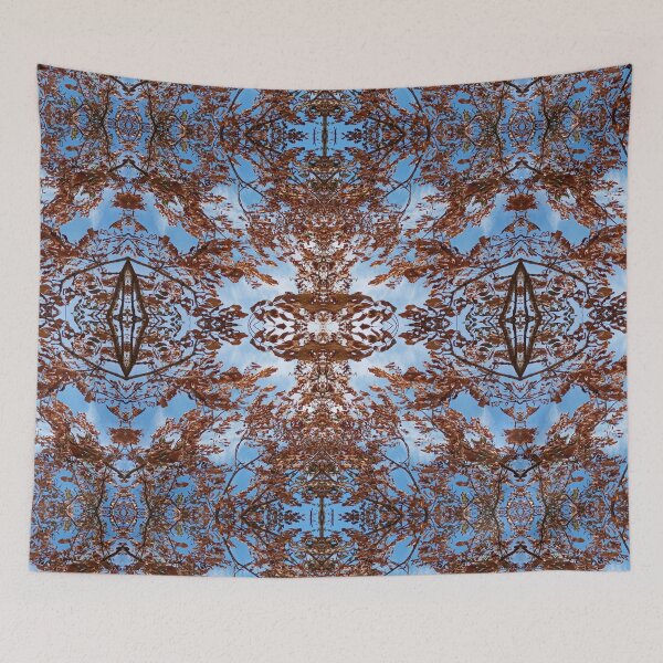 Item preview, Autumn leaves, blue sky, mirror photo designed and sold by lyloubeaupere.