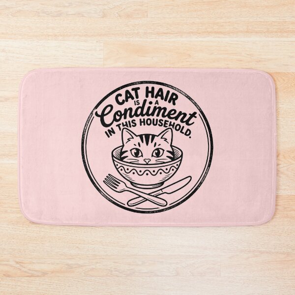 Item preview, Cat Hair Condiment Emblem designed and sold by ThreadRiotTees.