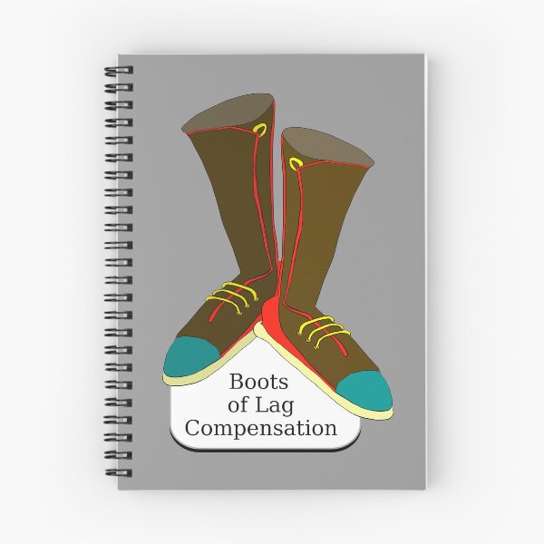 Item preview, Boots of Lag Compensation designed and sold by LittleGreyMan2026.