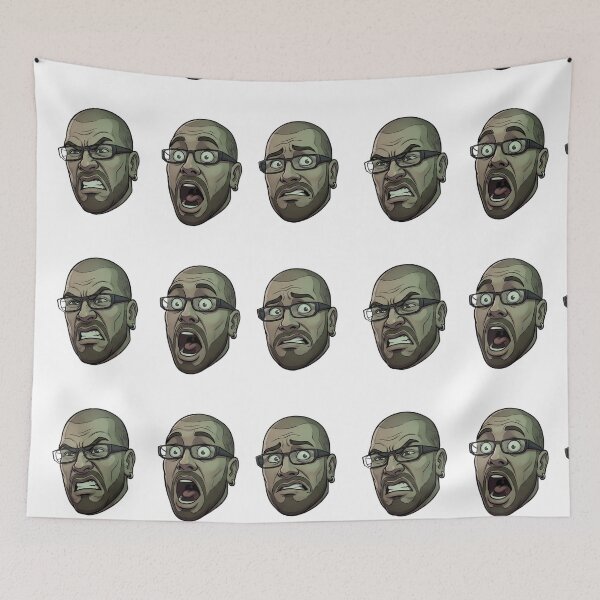 Item preview, Brian Jeremy's faces. designed and sold by angelicamstore.