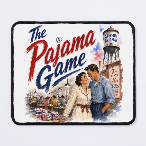 Item preview, The Pajama Game - the Musical designed and sold by Lyric Vault - Rock on.