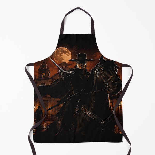 Item preview, Zorro Don Diego de la Vega Masked Swordsman Moonlight Western Fan Art designed and sold by Amr Siam.