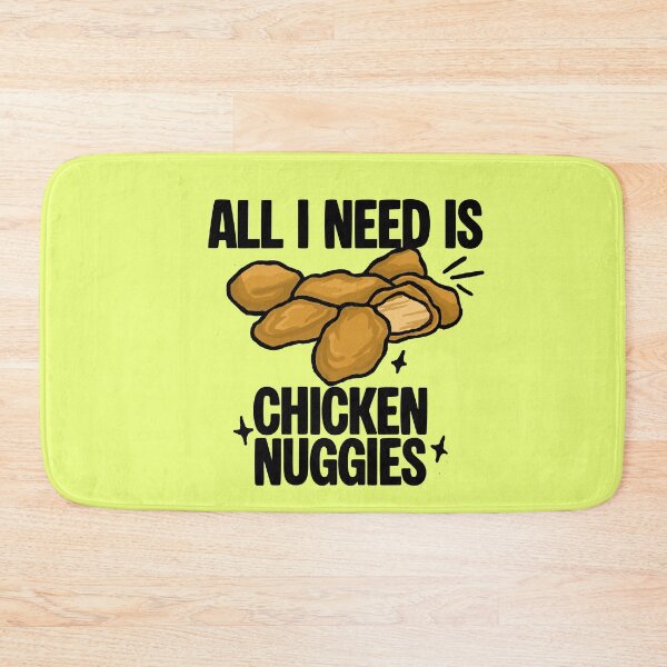 Item preview, All I Need Is Chicken Nuggies (Light Lime Green) designed and sold by CamilasPrints.