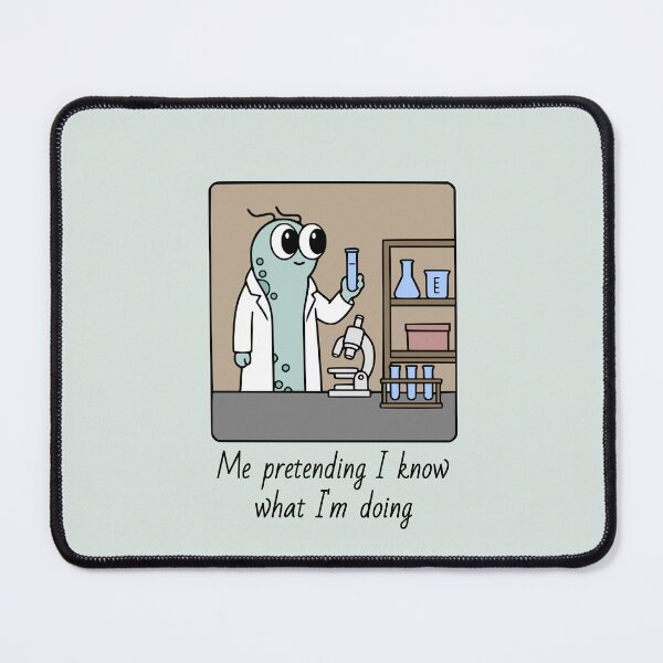 Item preview, Me pretending to know what I am doing - Cute Lab Bacteria designed and sold by MicroMarket.