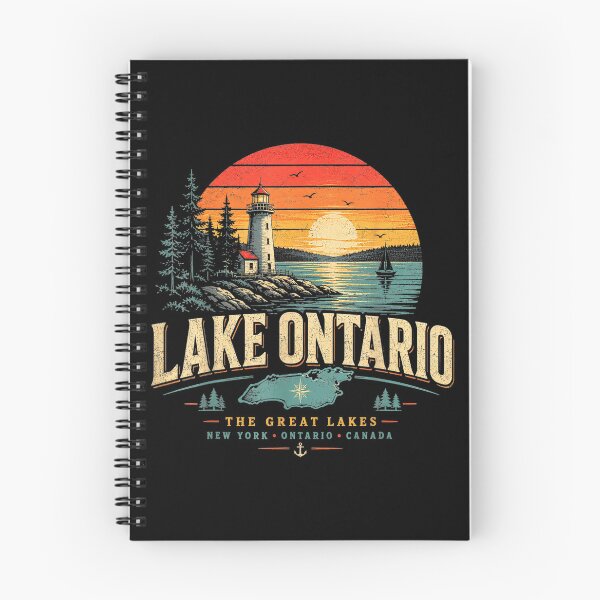 Item preview, Lake Ontario Est 1615 Vintage Great Lakes designed and sold by MelBarrerahh.