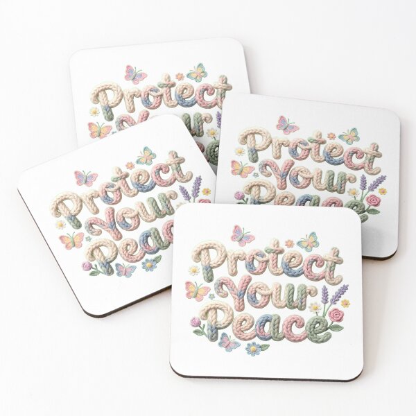 Item preview, Protect Your Peace Crochet Yarn Art designed and sold by ehabm15.