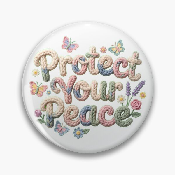 Item preview, Protect Your Peace Crochet Yarn Art designed and sold by ehabm15.