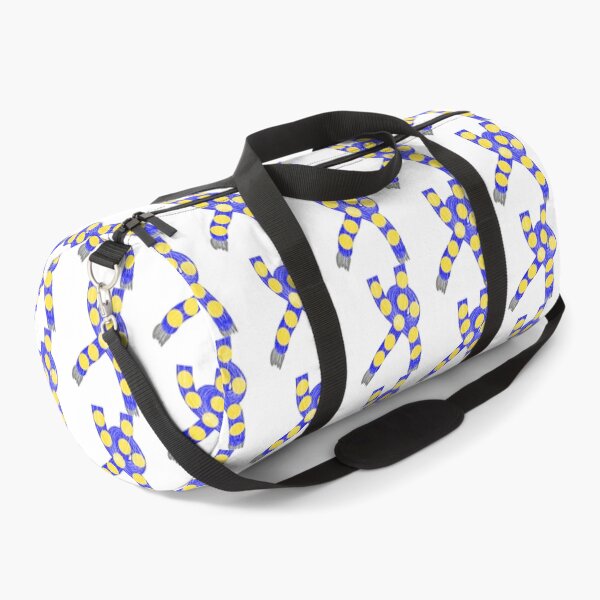 Item preview, Hand-Drawn Blue and Yellow Polka Dot Ribbon Art work designed and sold by AWADHESH  CHAURASIA.