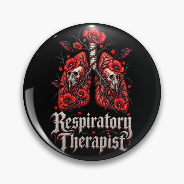Item preview, Gothic Respiratory Therapist Poppy Halloween designed and sold by ClinicalHubs.