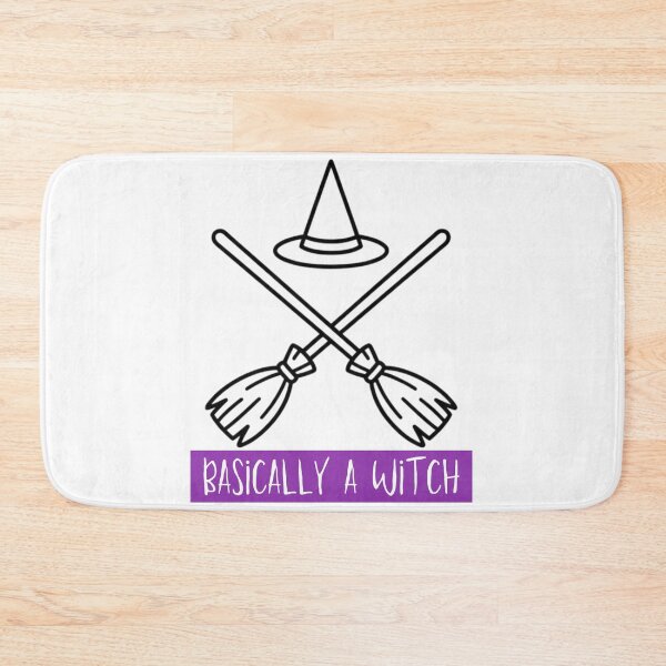 Item preview, Basically A Witch Crossed Brooms Witch Hat Halloween T-Shirt designed and sold by AsolsArts.