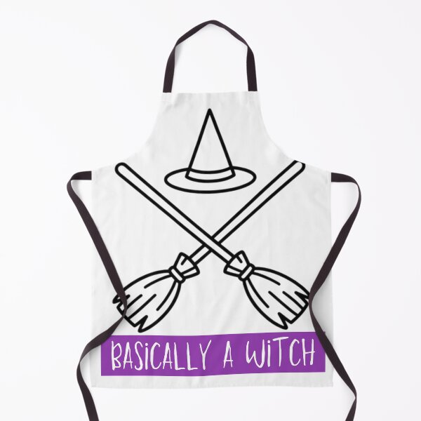 Item preview, Basically A Witch Crossed Brooms Witch Hat Halloween T-Shirt designed and sold by AsolsArts.