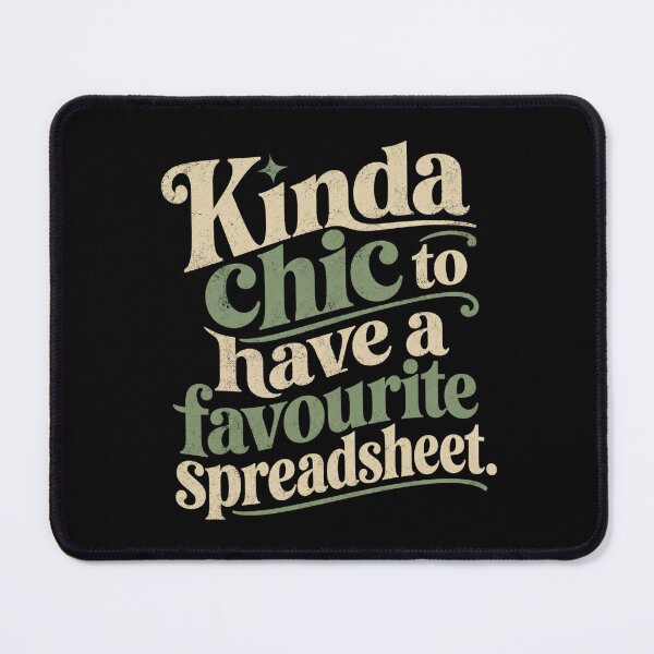Item preview, Kinda Chic quote designed and sold by Youmytype.