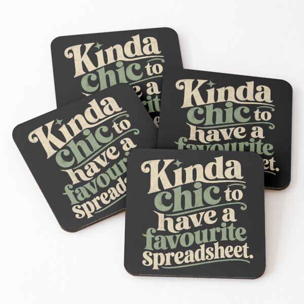 Item preview, Kinda Chic quote designed and sold by Youmytype.