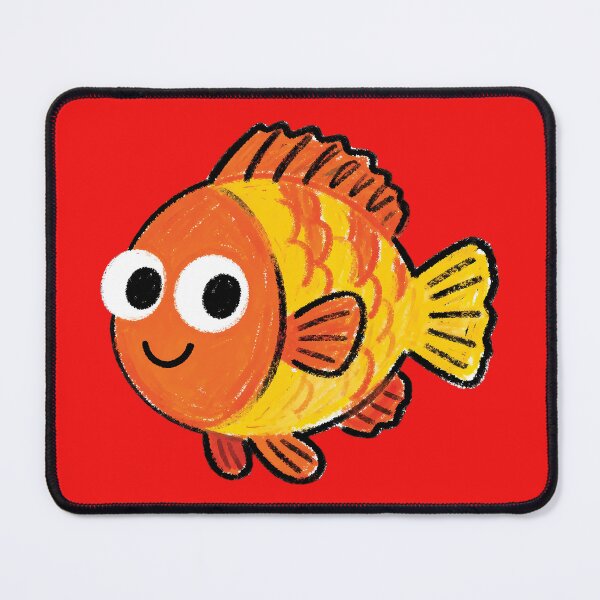 Item preview, Cute Garibaldi Fish Illustration designed and sold by andromeda-redd.
