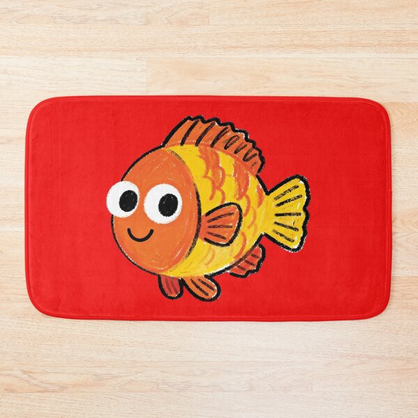 Item preview, Cute Garibaldi Fish Illustration designed and sold by andromeda-redd.