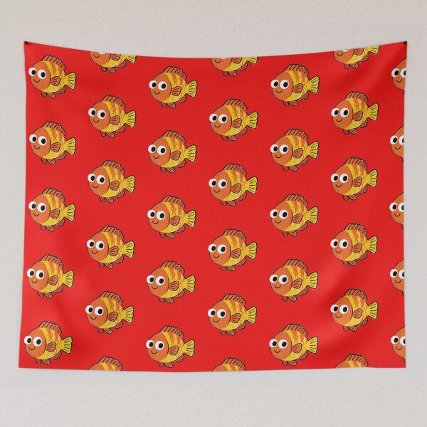 Item preview, Cute Garibaldi Fish Illustration designed and sold by andromeda-redd.