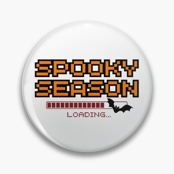 Item preview, Spooky Season Loading Retro Pixel Art Halloween T-Shirt designed and sold by AsolsArts.